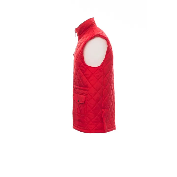 GATE Gilet de travail multipoches matelass&eacute; 100% nylon