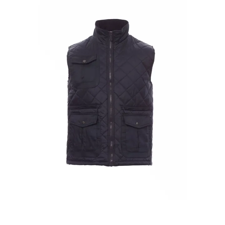 GATE Gilet de travail multipoches matelass&eacute; 100% nylon