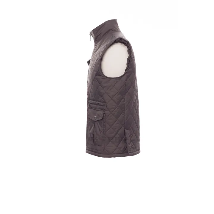GATE Gilet de travail multipoches matelass&eacute; 100% nylon