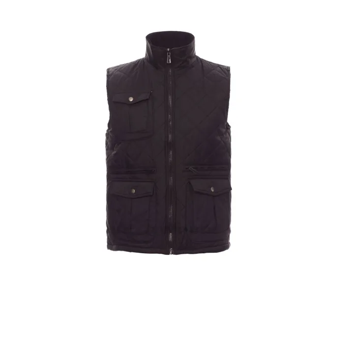GATE Gilet de travail multipoches matelass&eacute; 100% nylon
