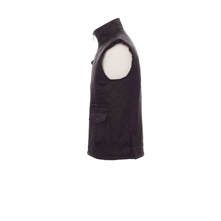 GATE Gilet de travail multipoches matelass&eacute; 100% nylon