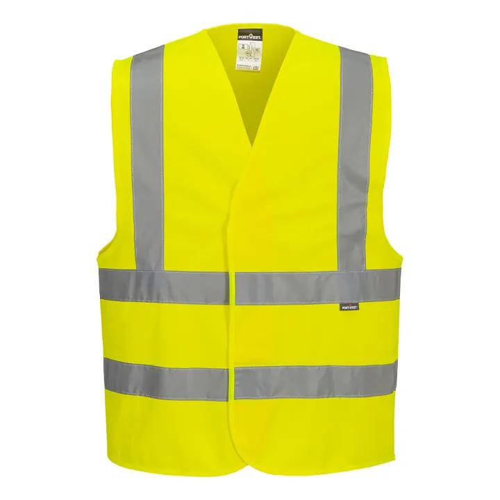 Gilet Hi-vis 4 Bandes Gilet Hv Bande Baudrier+ceintu