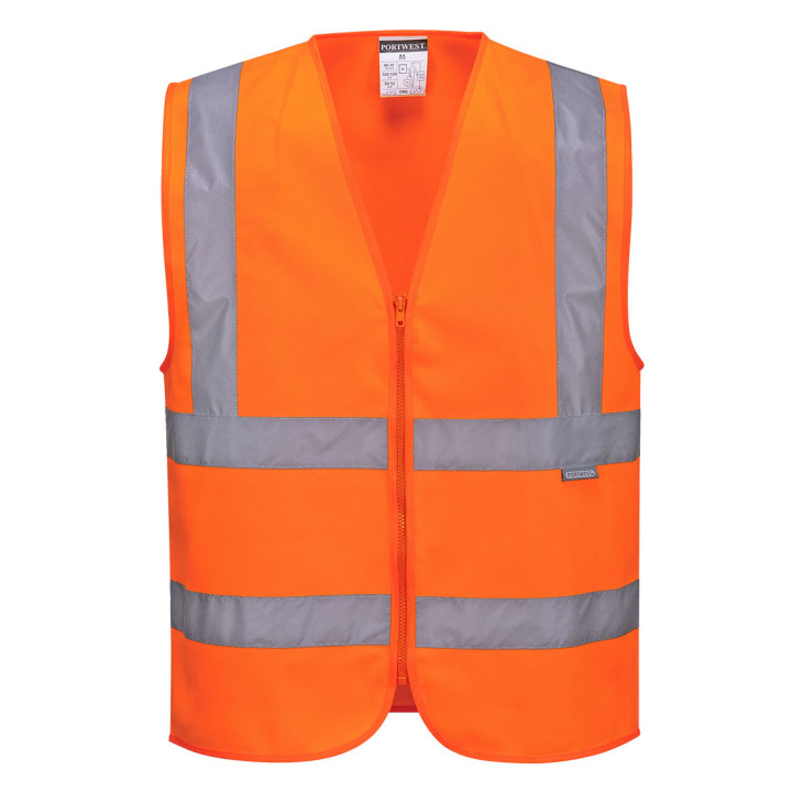 Gilet Hi-vis Avec Zip C375