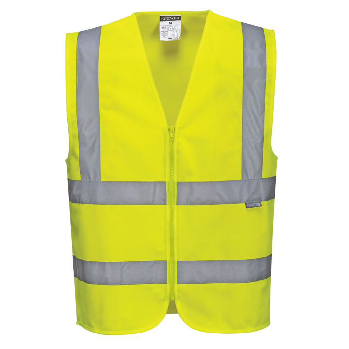 Gilet Hi-vis Avec Zip C375