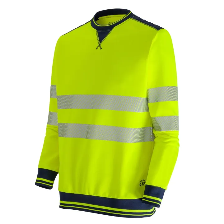 Sweat Haute Visibilite Col Rond Luk Light