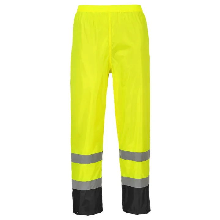 Pantalon De Pluie Hv 100% Polyester Enduit Pvc 200g