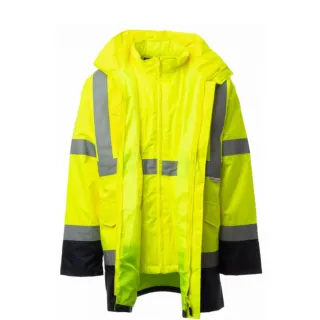 Parka De Travail 4 En 1 Haute Visibilite Dockyard