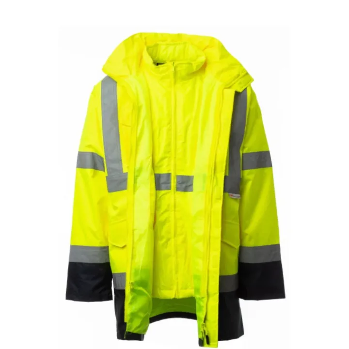 Parka De Travail 4 En 1 Haute Visibilite Dockyard