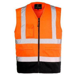 YARD XTRA gilet de travail chaud polycoton haute visibilité