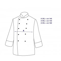 Cuoco livorno veste de cuisine grande taille homme