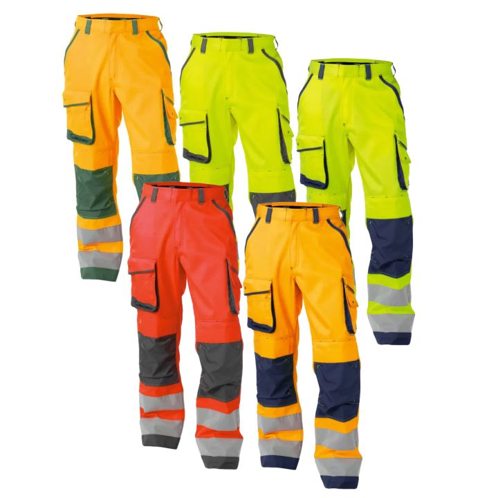 CHICAGO Pantalon de travail haute visibilit&eacute; multipoche