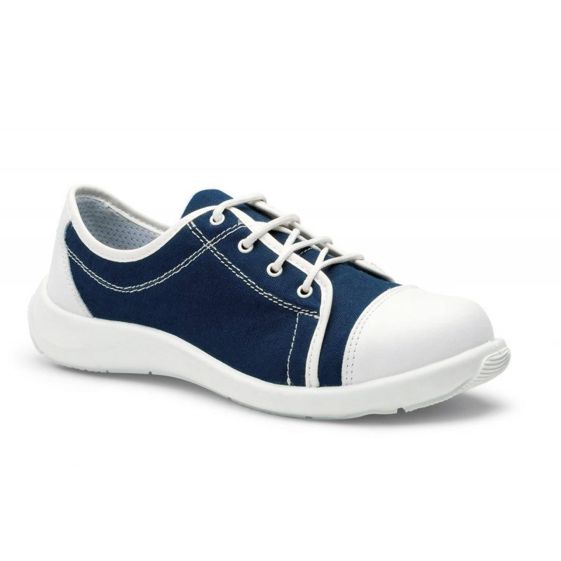 LOANE MARINE Basket de sécurité cuir verpelle/toile S1P basse S 24 LOANE MARINE Basket de sécurité cuir verpelle/toile S1P basse S 24