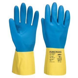 Lot De 12 Gants Latex Double Enduction