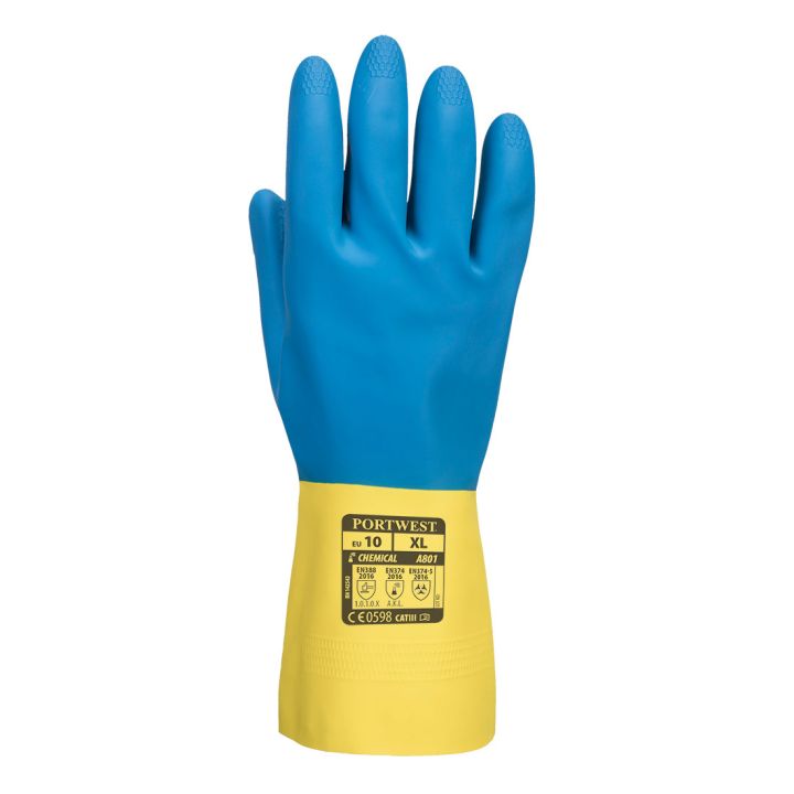 Lot De 12 Gants Latex Double Enduction