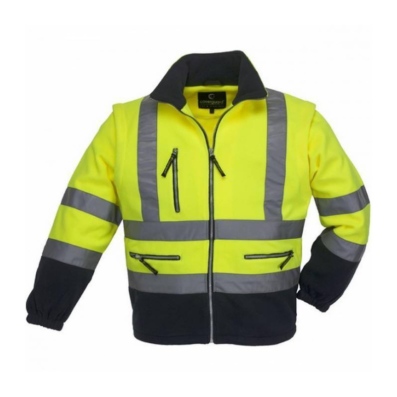 HIVIZ STATION Veste de travail chaude polyester polaire haute visibilité 