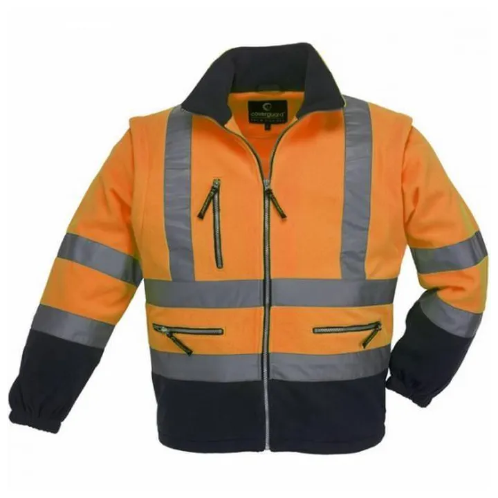 HIVIZ STATION Veste de travail chaude polyester polaire haute visibilit&eacute; 