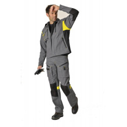 DYNAMIC FIT Pantalon de travail coton/polyester résistant et multipoches HASSON