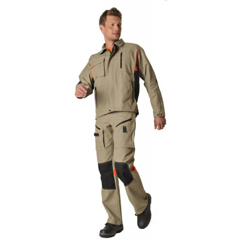DYNAMIC FIT Pantalon de travail coton/polyester résistant et multipoches HASSON DYNAMIC FIT Pantalon de travail coton/polyester résistant et multipoches HASSON