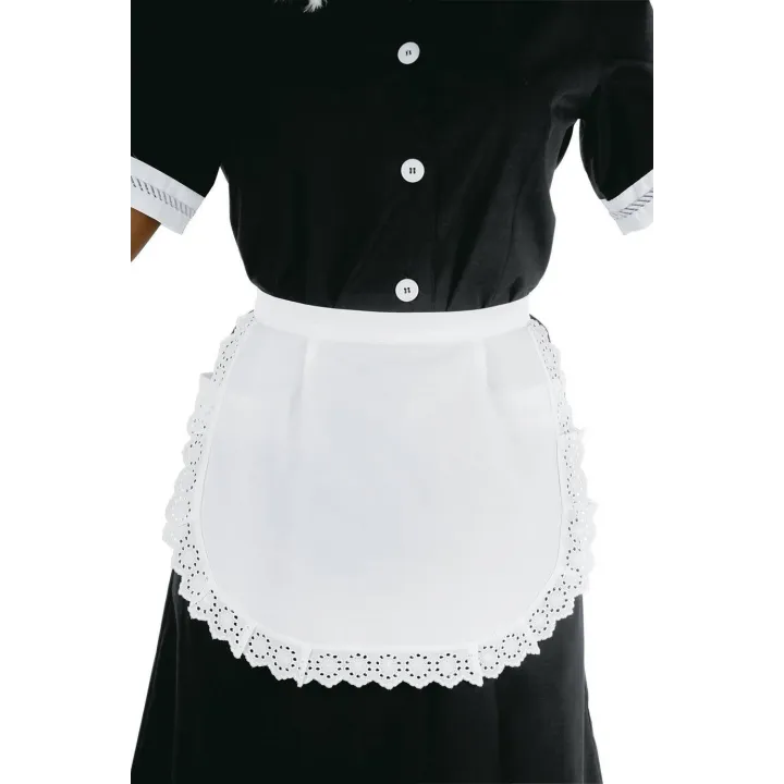 Tablier dentelle sans poche