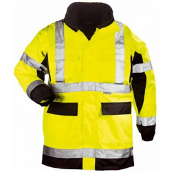 RIPSTOP AIRPORT parka de travail chaude polyester 4 en 1 haute visibilité