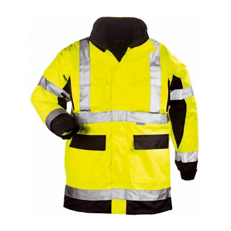 RIPSTOP AIRPORT parka de travail chaude polyester 4 en 1 haute visibilité