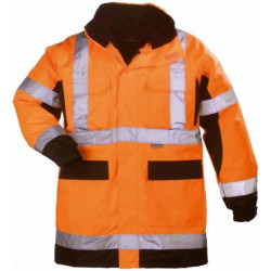 RIPSTOP AIRPORT parka de travail chaude polyester 4 en 1 haute visibilité