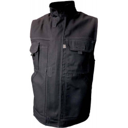 gilet multipoche noir