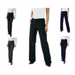 TRENDY Pantalon de service femme 100% polyester 