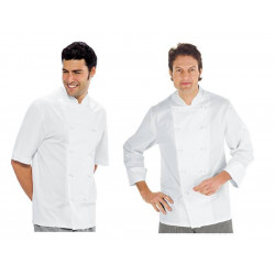 ENRICA Veste de chef manches courtes