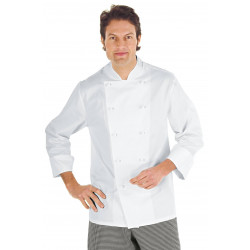 ENRICA Veste de chef manches courtes