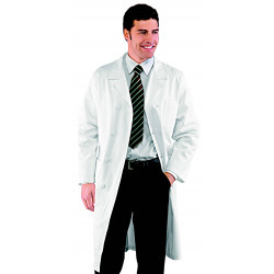 DOPPIO Blouse médicale homme double boutonnage en coton