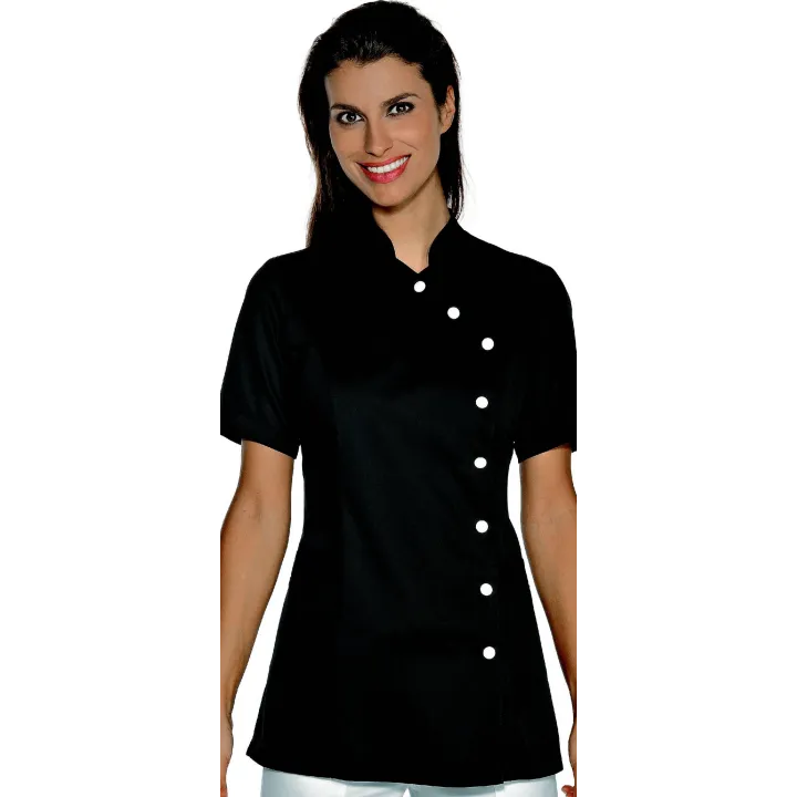NIZZA Tunique de travail femme manches courtes polycoton