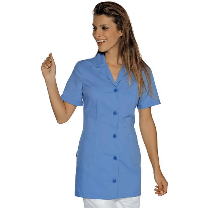 MARBELLA POLYCOTON Tunique de travail femme manches courets
