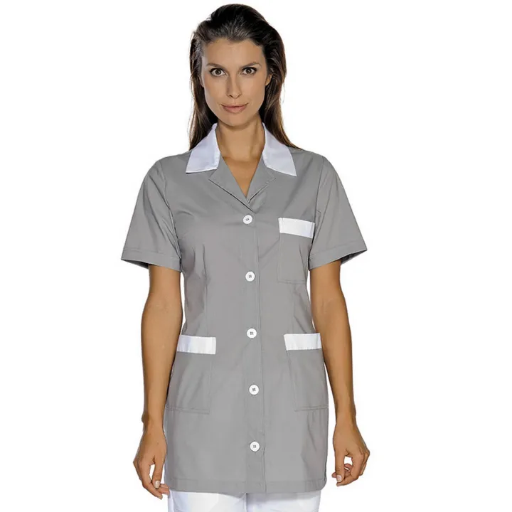 MARBELLA POLYCOTON Tunique de travail femme manches courets