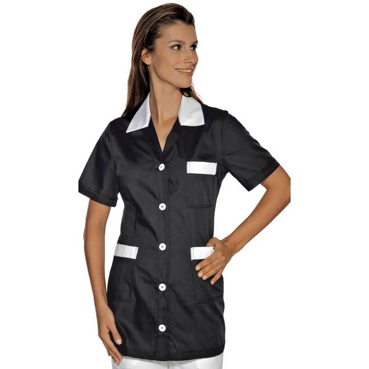 MARBELLA POLYCOTON Tunique de travail femme manches courets