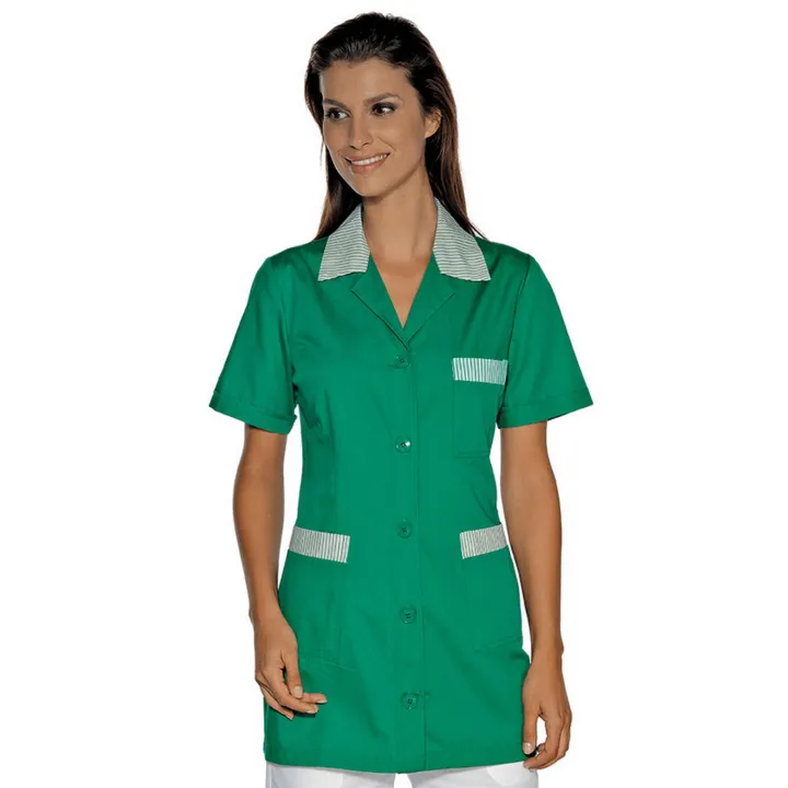 MARBELLA POLYCOTON Tunique de travail femme manches courets
