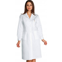 Blouse médicale femme manches longues sans repassage SATIN