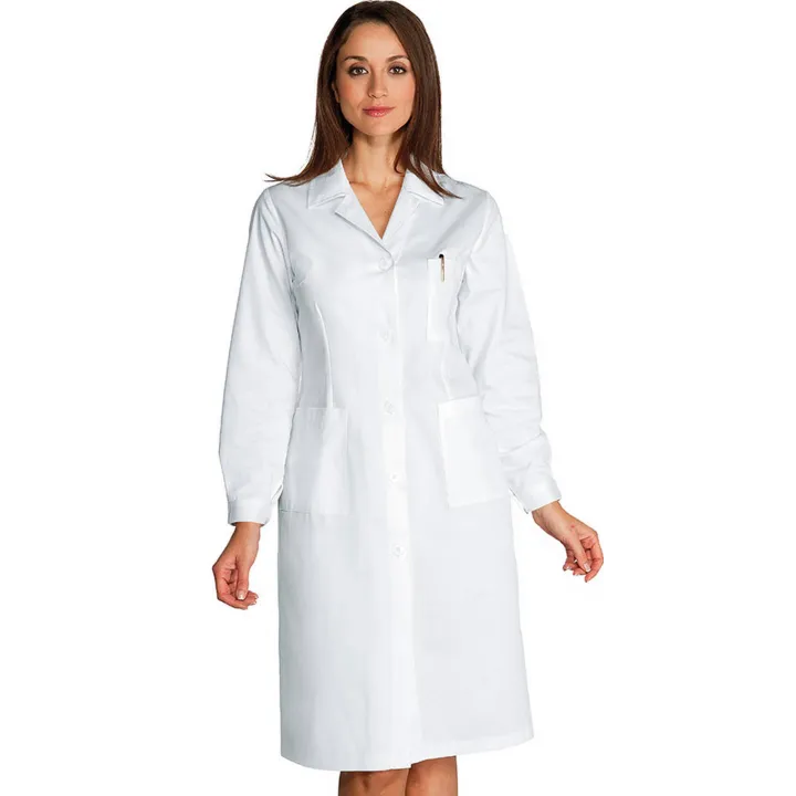 Blouse m&eacute;dicale femme manches longues sans repassage SATIN