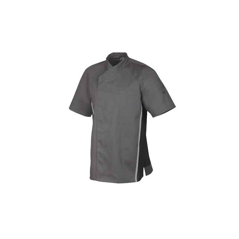 REACT MANCHES COURTES Veste de cuisine mixte bicolore ROBUR