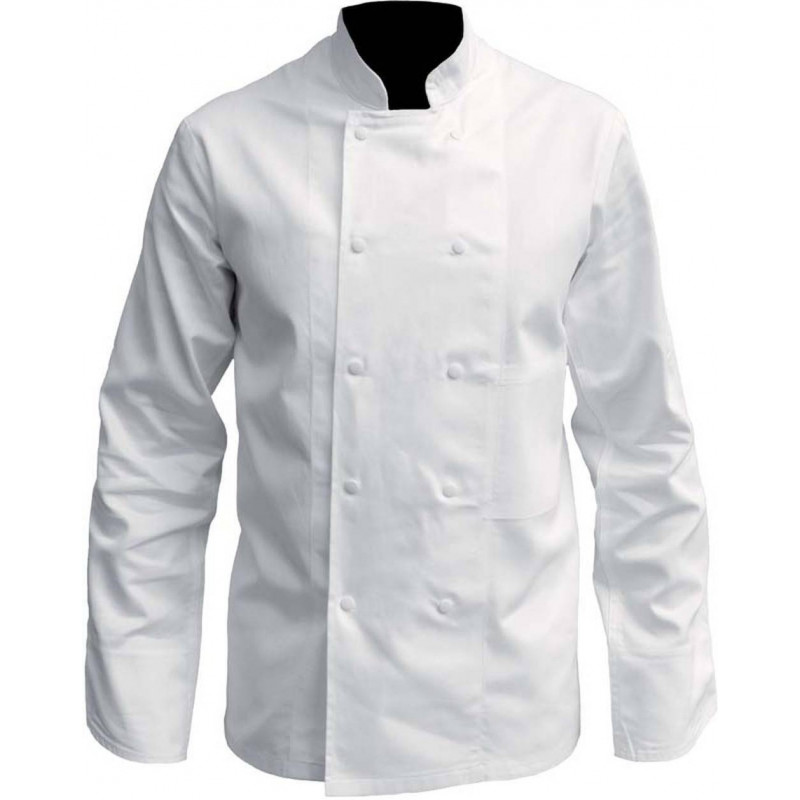 Veste de pâtissier coton à pressions