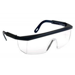 Lot de 10 paires de lunettes de protection monobloc incolores ECOLUX