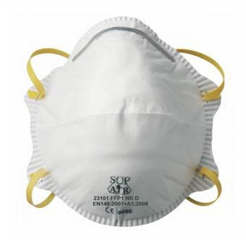 Lot de 12 boîtes de 20 masques de protection respiratoire FFP1 à coque SUP AIR