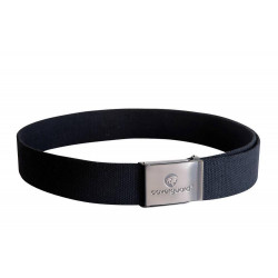 Ceinture coton noir réglable