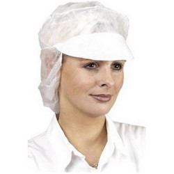 10 boites de 100 Casquettes d'hygiène jetables pour cheveux longs