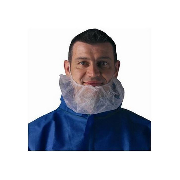 10 sachets de 100 Couvre-barbe jetables