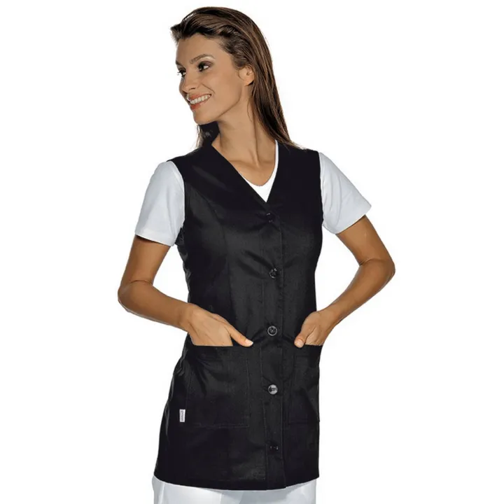 Tunique de travail femme color&eacute;e sans manche
