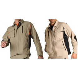 DYNAMIC FIT blouson de travail homme polycoton multipoches