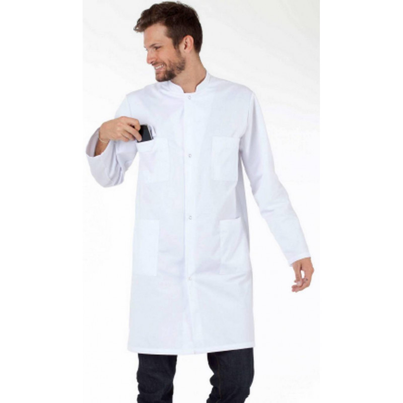 LOUIS Blouse médicale homme col officier 