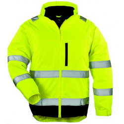 Hommes Hi Viz Vis Vest Gilet Haute Visibilité Gilet Sécurité Vêtements de  Travail Veste