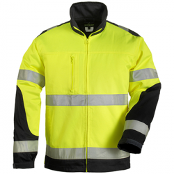 PATROL  veste de travail chaude polycoton avec bandes rétro réfléchissantes 3M haute visibilité